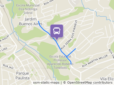 Mapa da parada