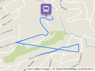 Mapa da parada