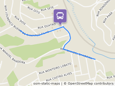 Mapa da parada