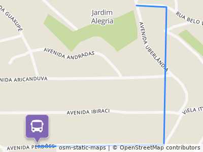 Mapa da parada