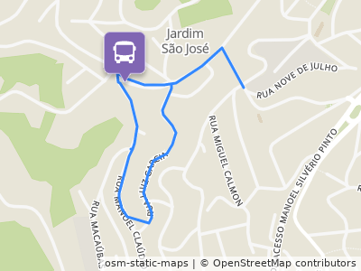 Mapa da parada