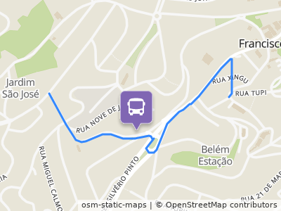 Mapa da parada