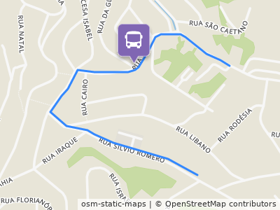 Mapa da parada