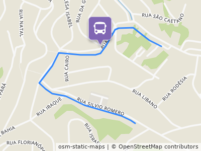Mapa da parada