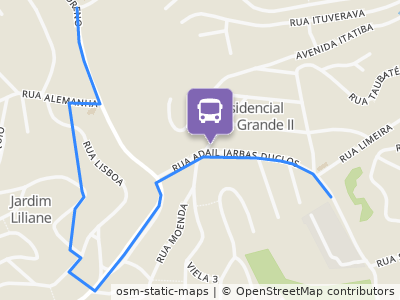 Mapa da parada