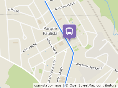 Mapa da parada