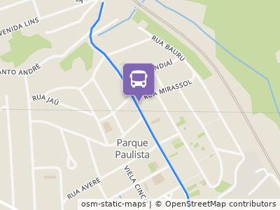 Mapa da parada