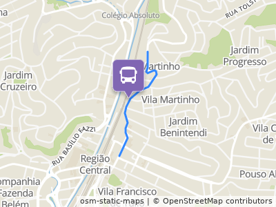 Mapa da parada