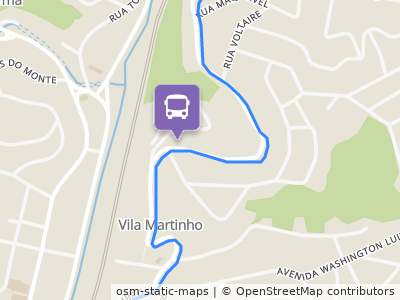 Mapa da parada