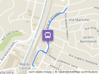 Mapa da parada