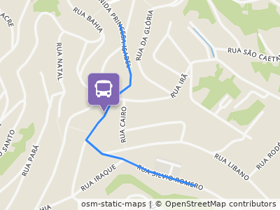 Mapa da parada