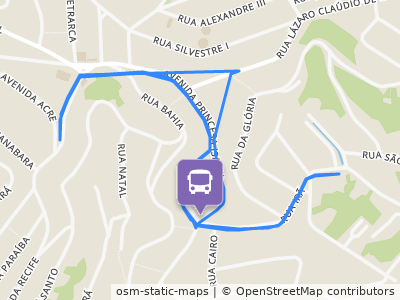 Mapa da parada