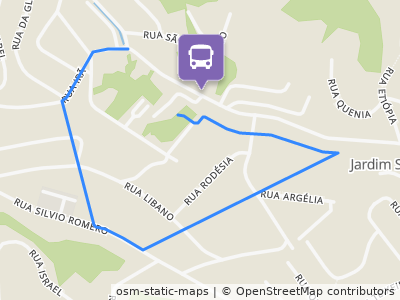 Mapa da parada