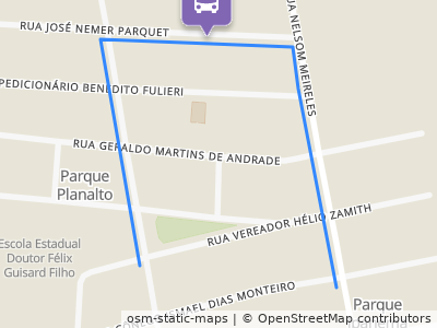Mapa da parada