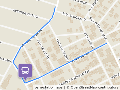 Mapa da parada