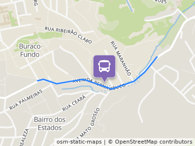 Mapa da parada