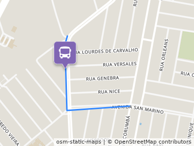 Mapa da parada