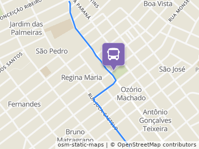 Mapa da parada
