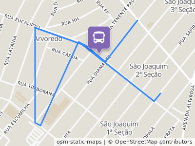 Mapa da parada