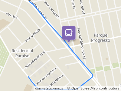 Mapa da parada