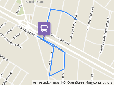 Mapa da parada