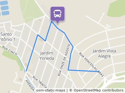 Mapa da parada