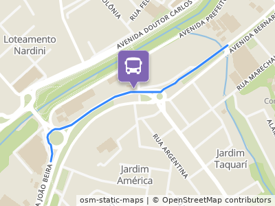 Mapa da parada
