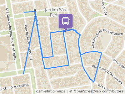 Mapa da parada