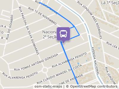 Mapa da parada