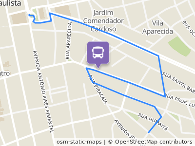 Mapa da parada