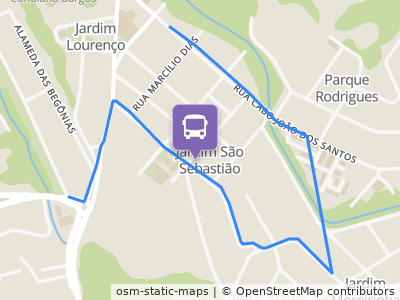 Mapa da parada