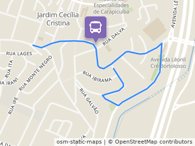 Mapa da parada