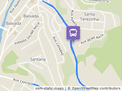 Mapa da parada