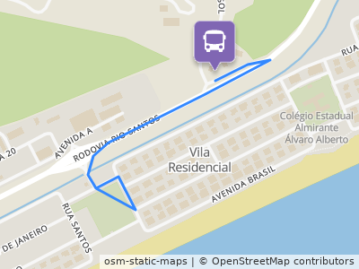 Mapa da parada