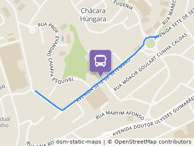 Mapa da parada