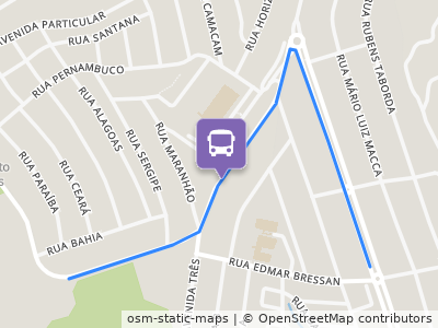 Mapa da parada