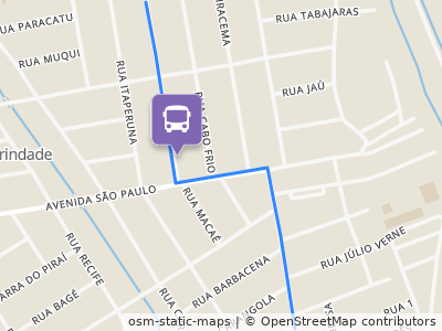 Mapa da parada