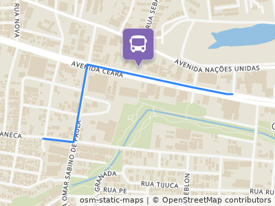 Mapa da parada