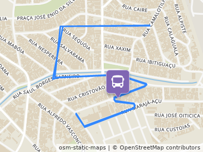 Mapa da parada
