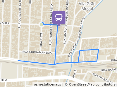Mapa da parada