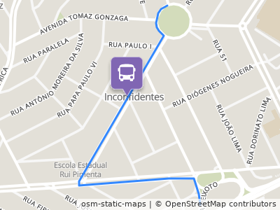 Mapa da parada