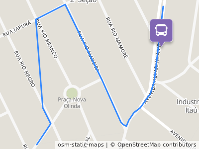 Mapa da parada