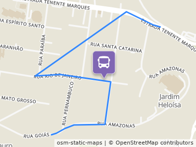 Mapa da parada