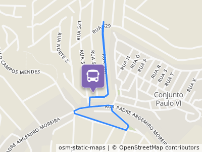 Mapa da parada