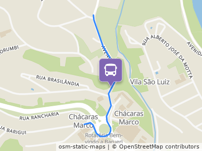 Mapa da parada