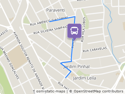 Mapa da parada