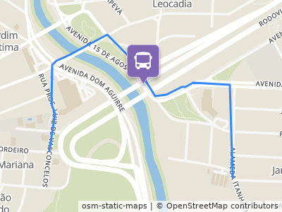 Mapa da parada