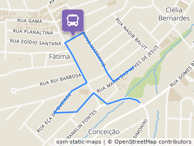 Mapa da parada