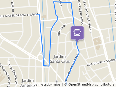 Mapa da parada