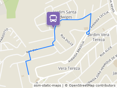 Mapa da parada